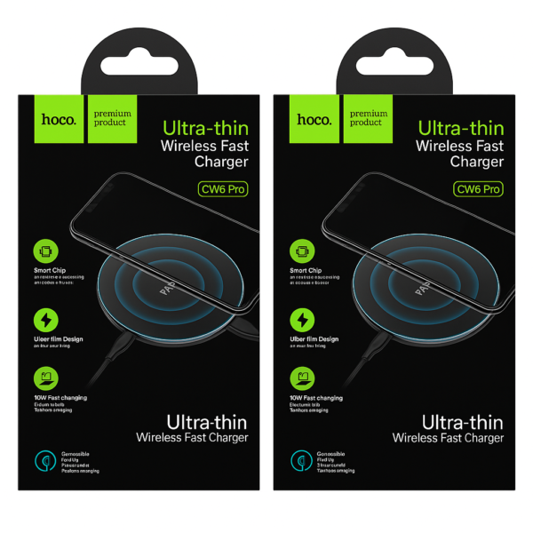 Hoco CW6 Pro Easy 15W Wireless Fast Charger