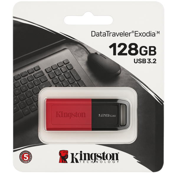 Kingston 128GB DataTraveler Exodia USB 3.2 Gen 1 Flash Drive