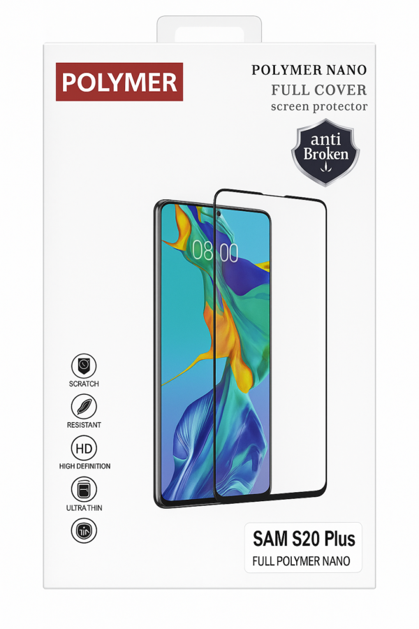 Samsung Galaxy S20 Plus Tempered Glass Screen Protector