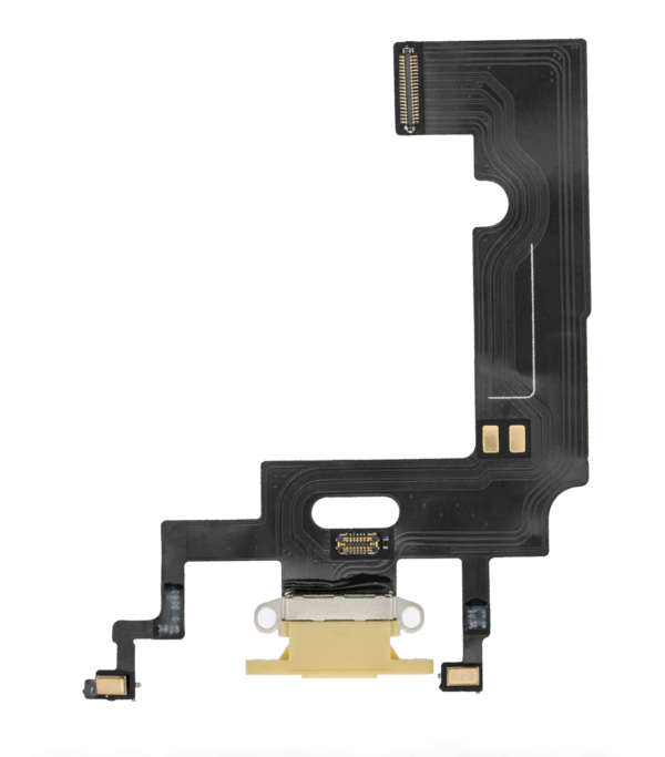 iPhone XR Charging Port Flex Cable – Yellow