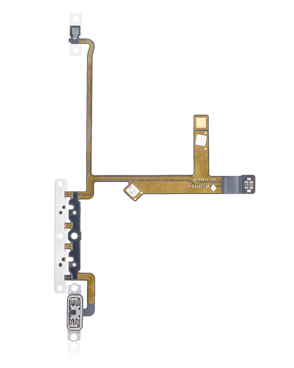 iPhone XS Volume Button Flex Cable with Metal Bracket