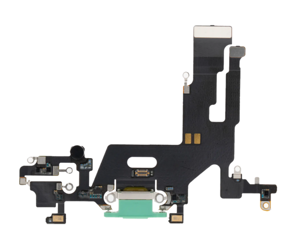 iPhone 11 Charging Port Flex Cable – Green (Premium)