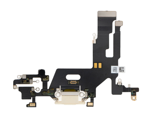 iPhone 11 Charging Port Flex Cable – White (Aftermarket Plus)