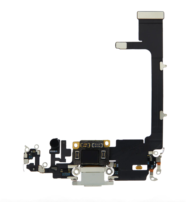 iPhone 11 Pro Charging Port Flex Cable with Board – Silver