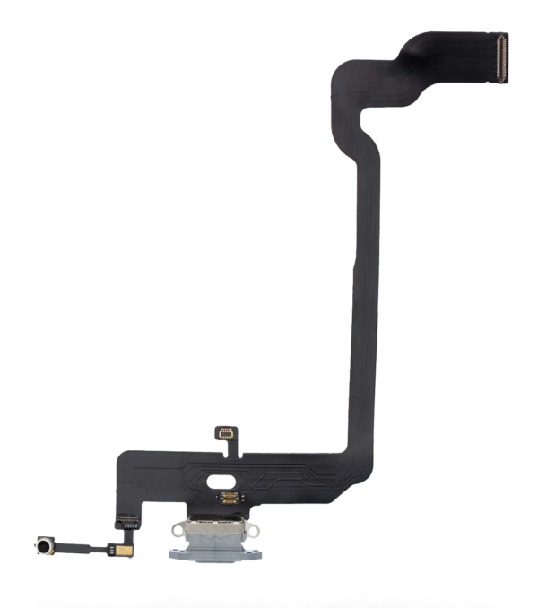 iPhone XS Charging Port Flex Cable – Silver