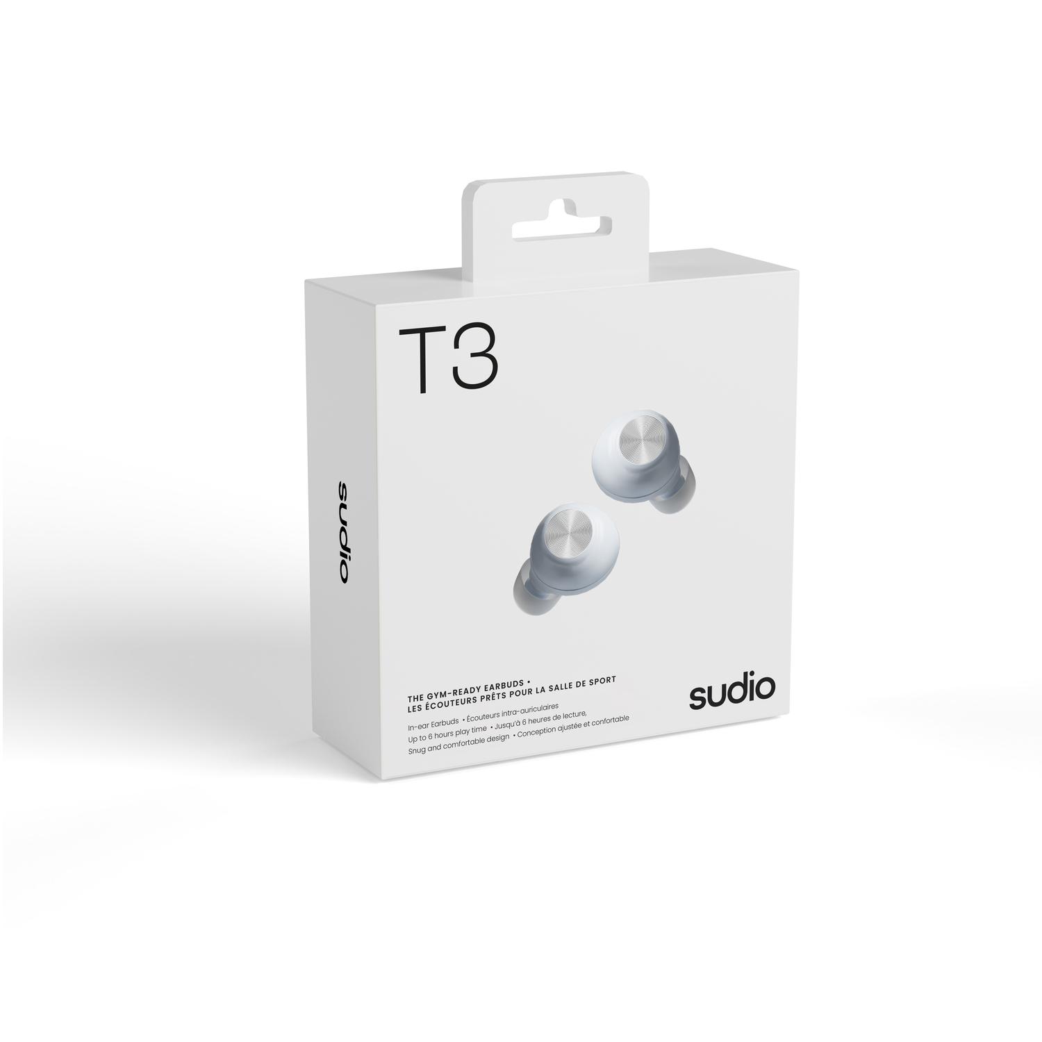 T3 Wireless Earbuds Blue - Image 3