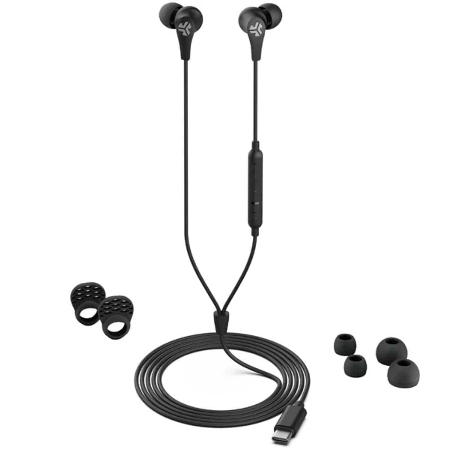 JBuds Pro Wired Earbuds USB-C Black