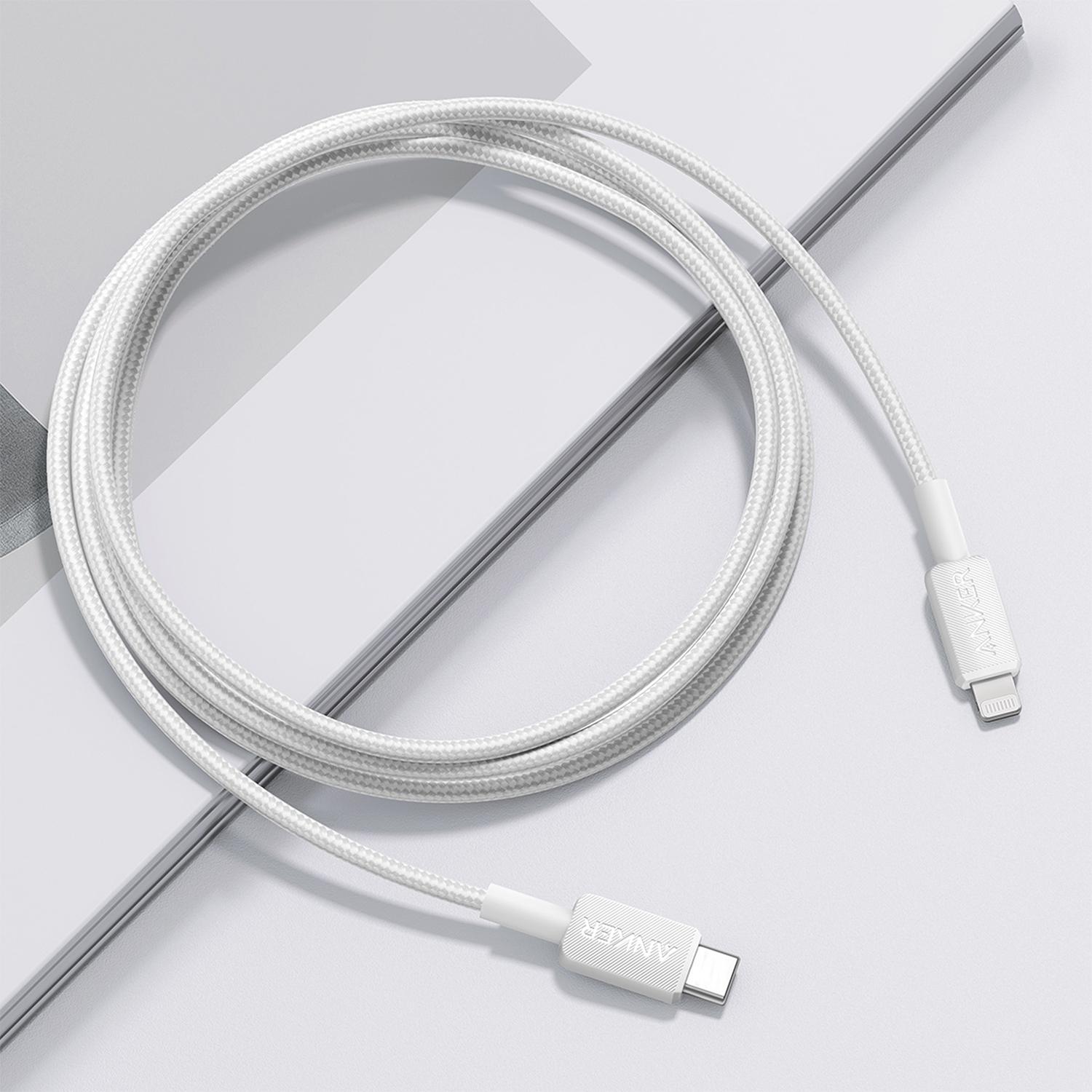 USB-C to Lightning 3ft Cable White