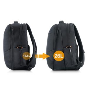 Studio ECO Expandable Laptop Backpack Black