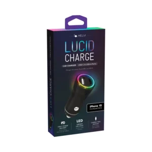 Lucid Charge LED Car Charger Multi-Color