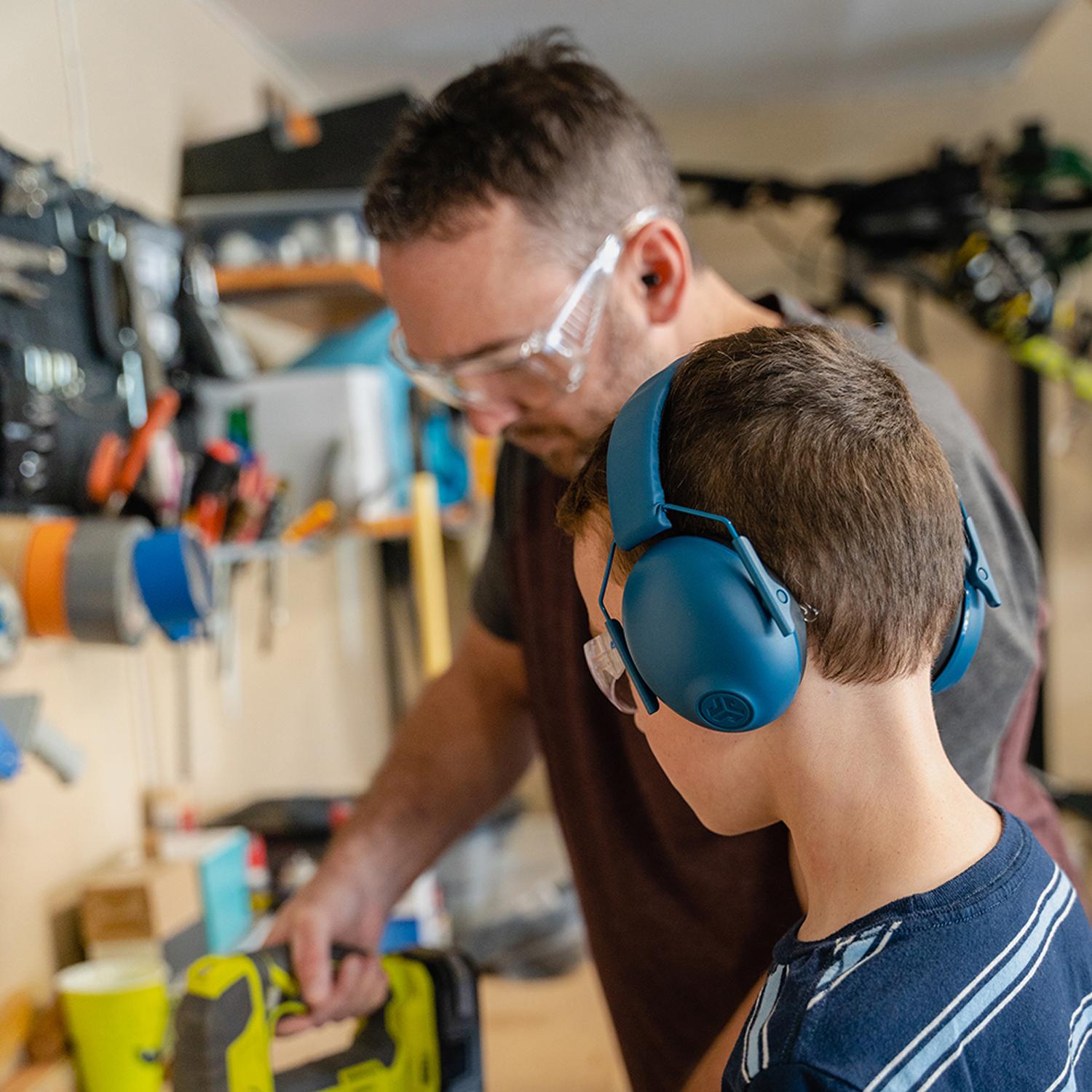 JBuddies Protect Headset Kids Hearing Protection Navy - Image 4