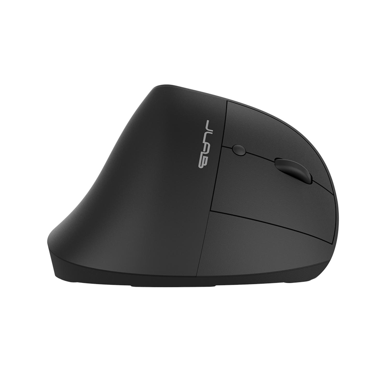 JBuds Ergonomic Vertical Wireless Mouse Black - Image 4