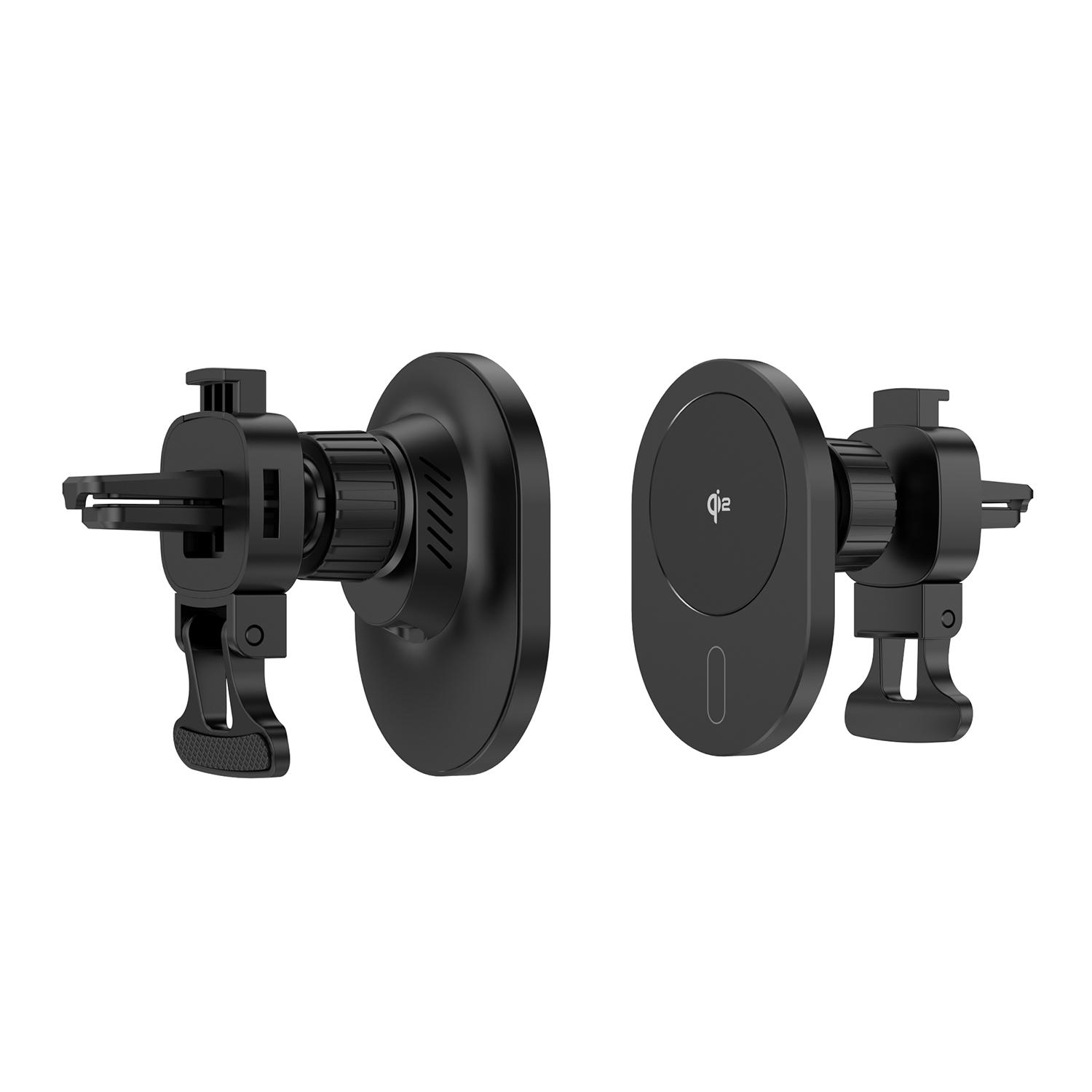 Qi2 Wireless Charging Car Mount 15W MagSafe Compatible Black - Image 3