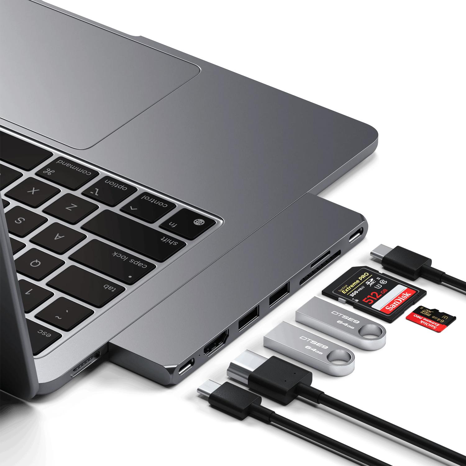 USB-C Pro Hub Slim Adapter Space Grey - Image 4