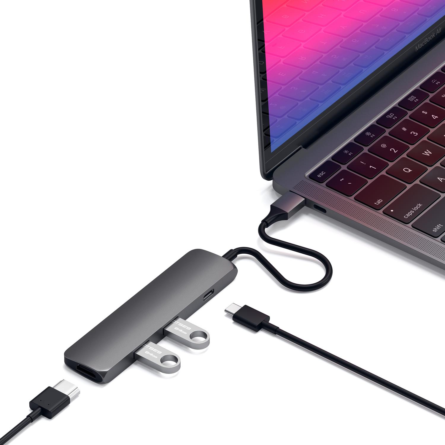 USB-C MultiPort 4K Adapter Space Gray - Image 3