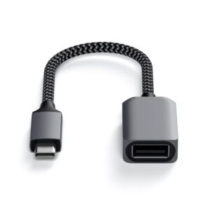 Aluminum USB-C to USB 3.0 Adapter Space Grey