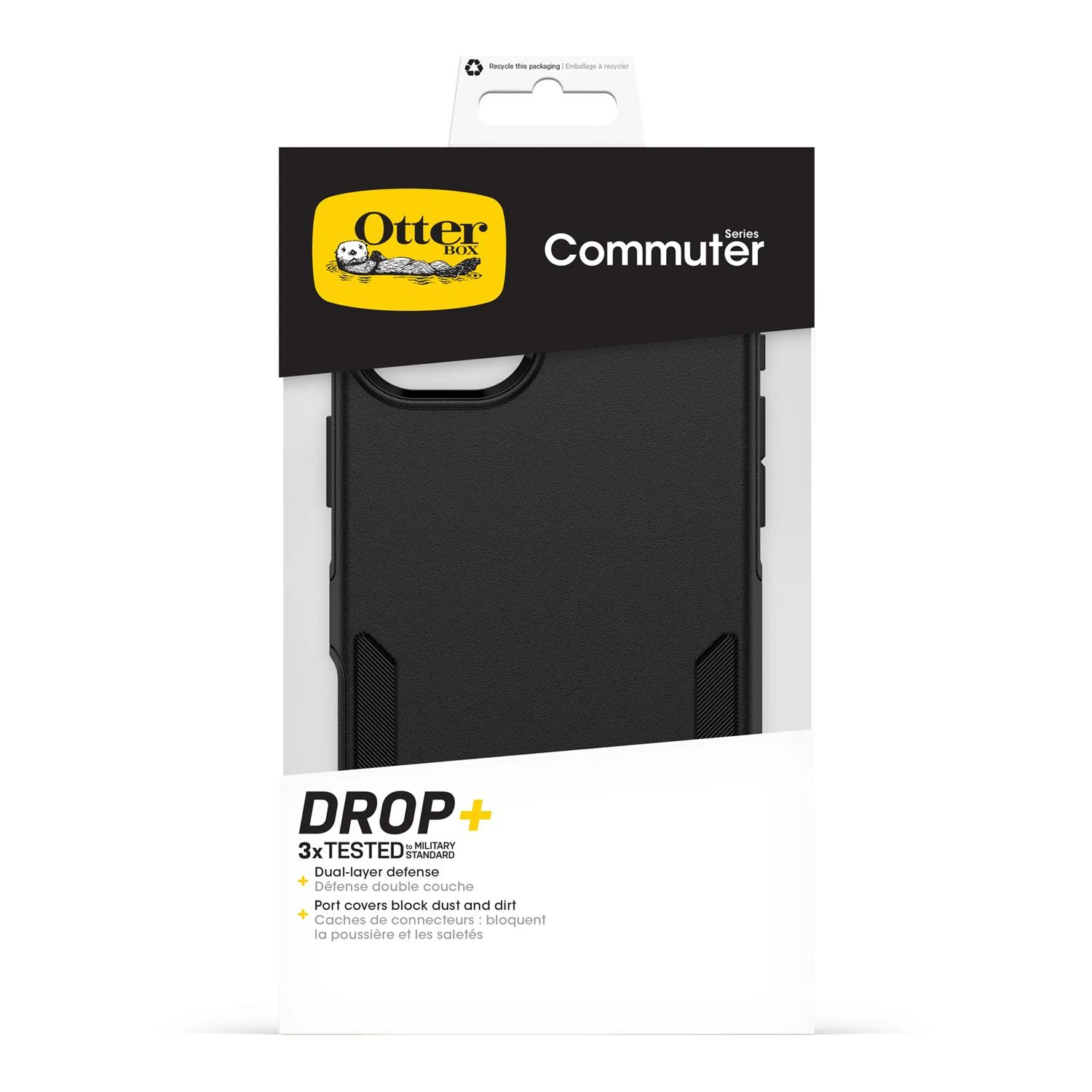 Commuter MagSafe Case Black for iPhone 16 Plus - Image 4