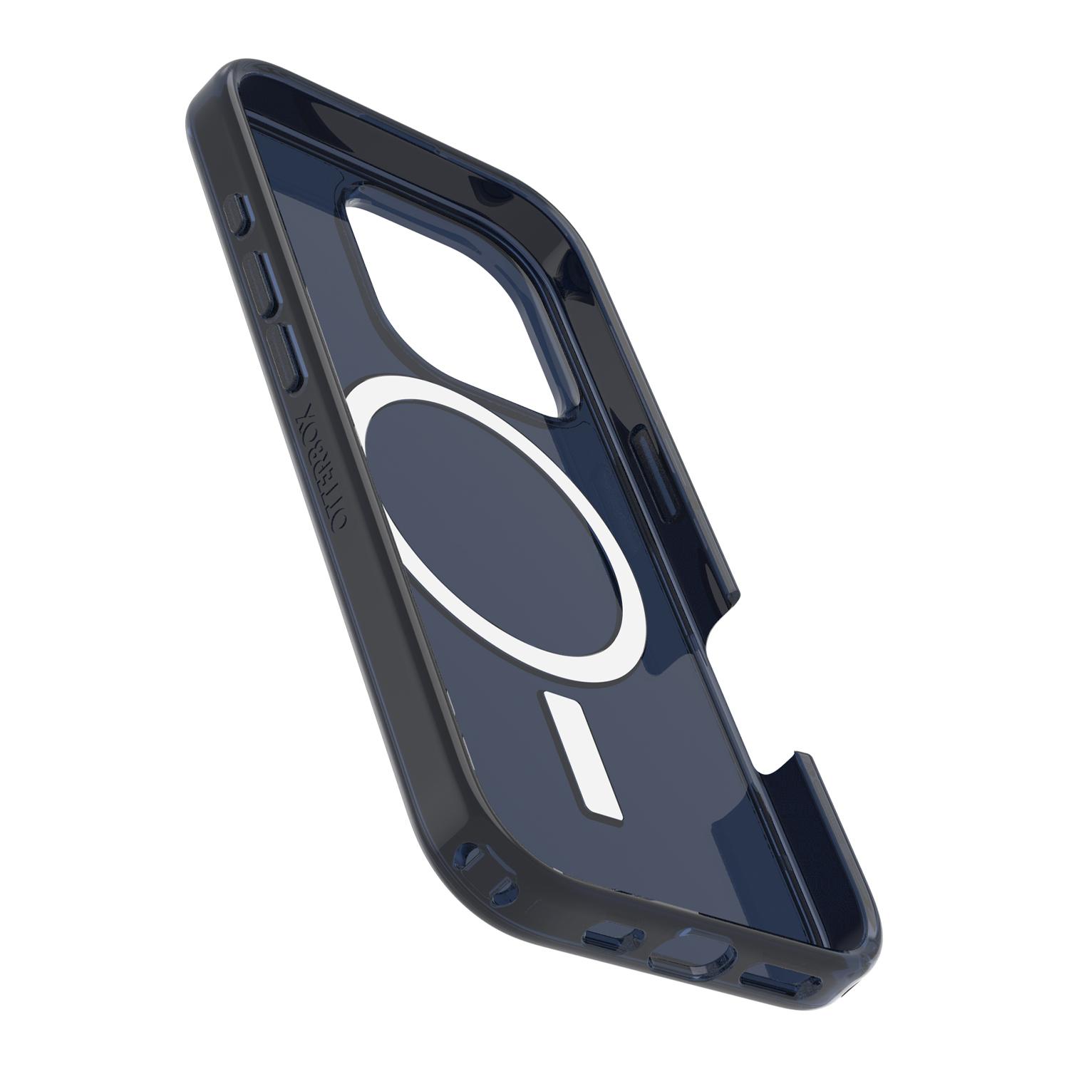 Symmetry Clear MagSafe Case Baby Blue Jeans for iPhone 16 Pro - Image 2