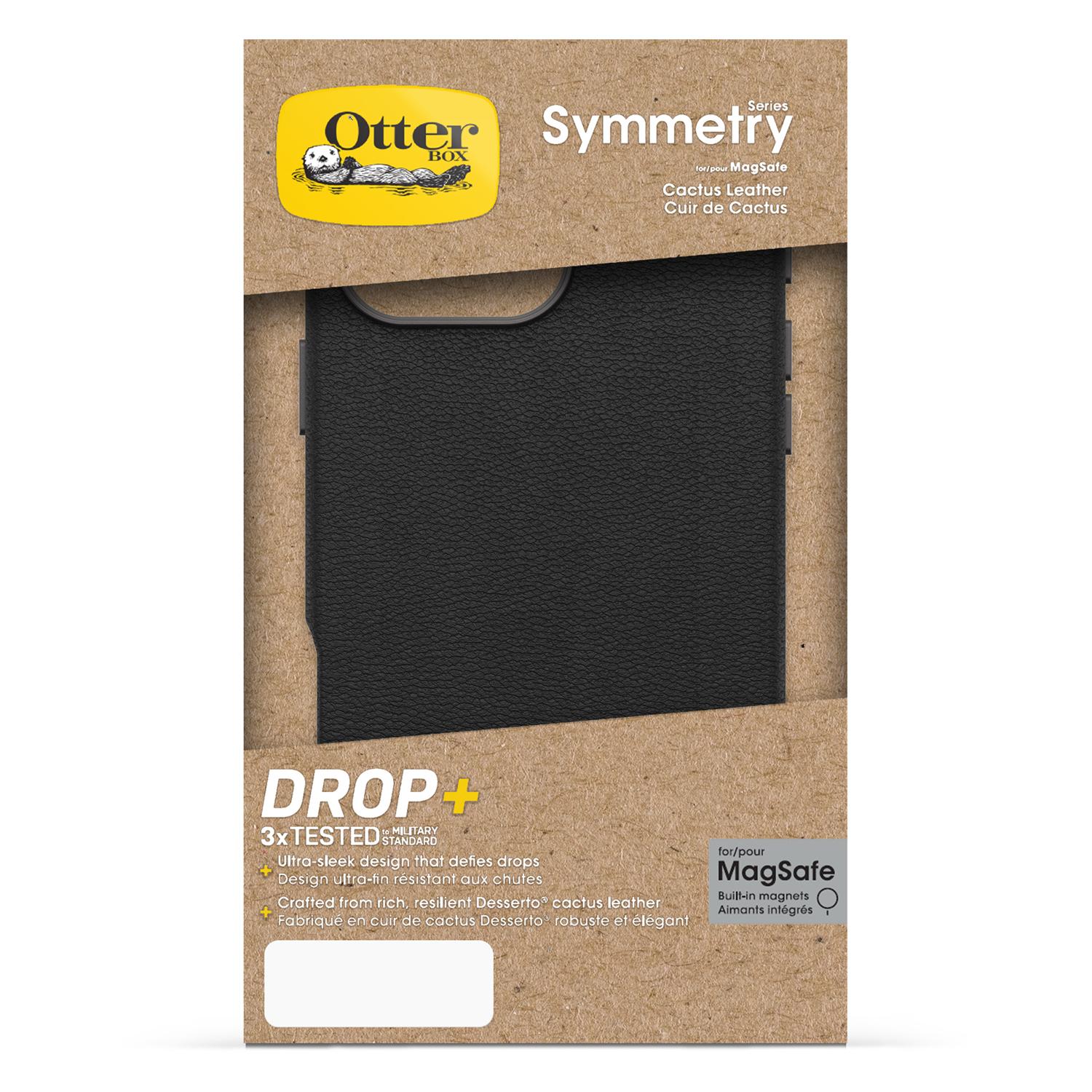 Symmetry Cactus Leather MagSafe Case Noir Ash for iPhone 16 Pro Max - Image 4