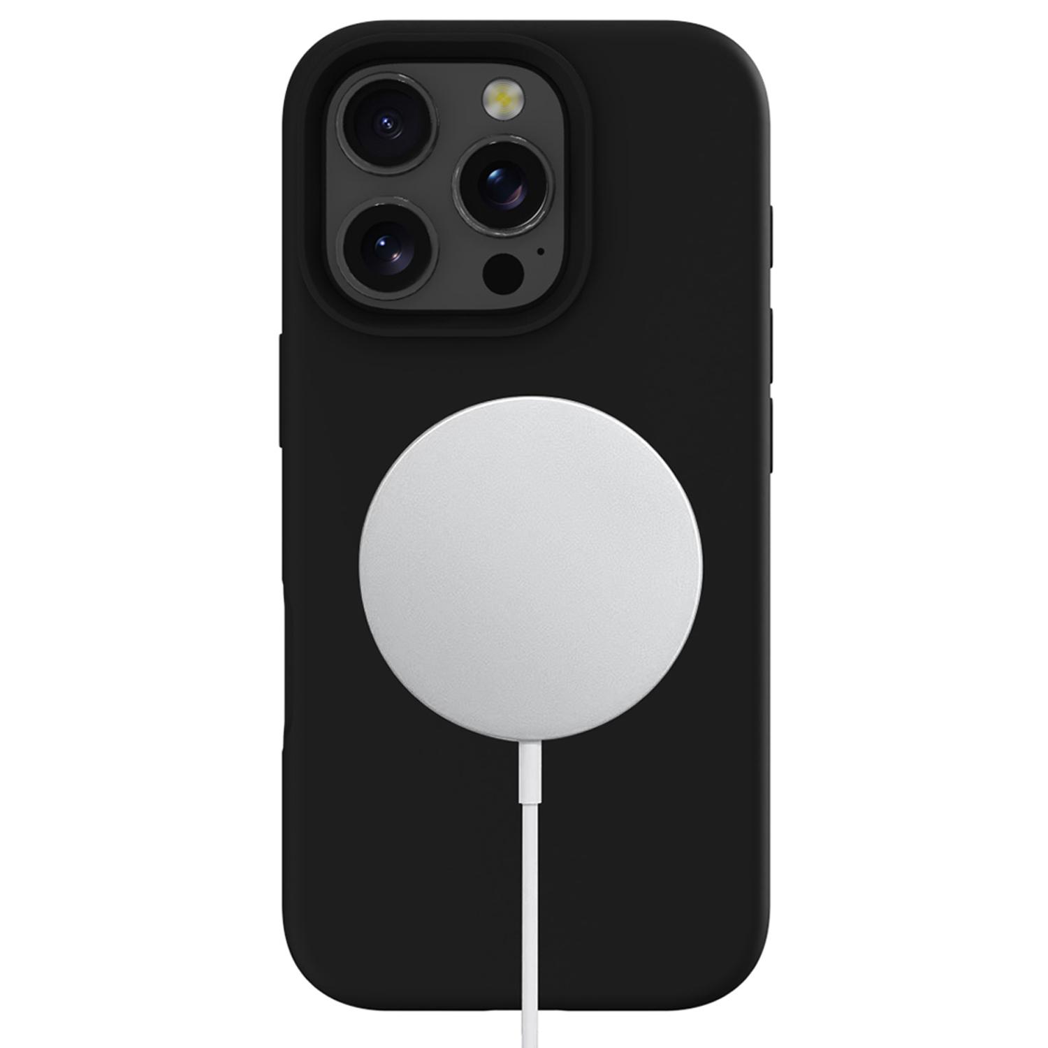 Silicone w/MagSafe Case Black for iPhone 16 Pro - Image 4