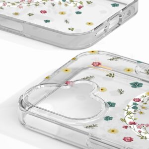 Clear Case Mid MagSafe Petite Floral for iPhone 16
