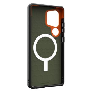 Civilian Pro Rugged Case w/Magnet Olive Drab/Orange for Samsung Galaxy S25 Ultra