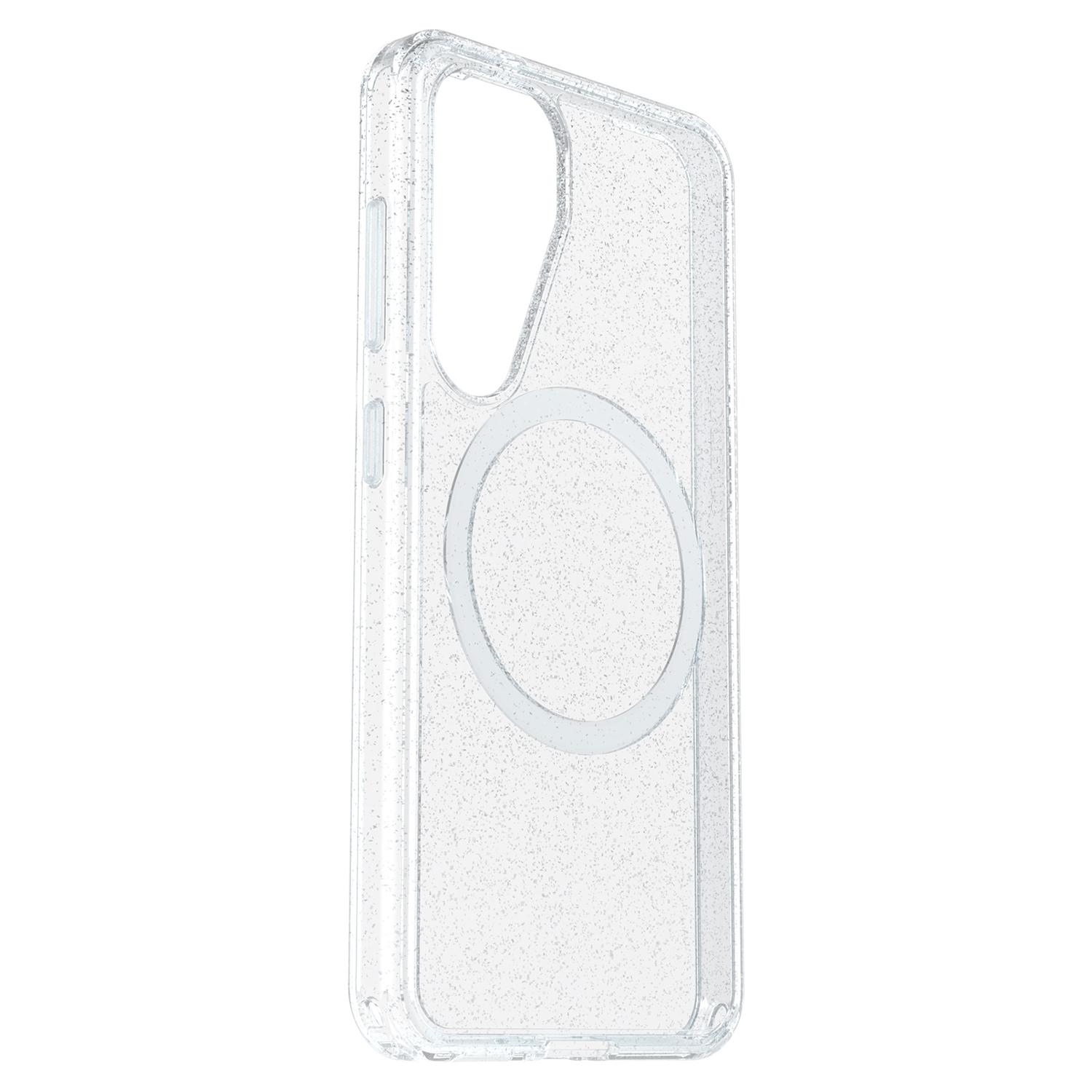 Symmetry Clear Magnets Case Stardust with Blue Tint for Samsung Galaxy S25