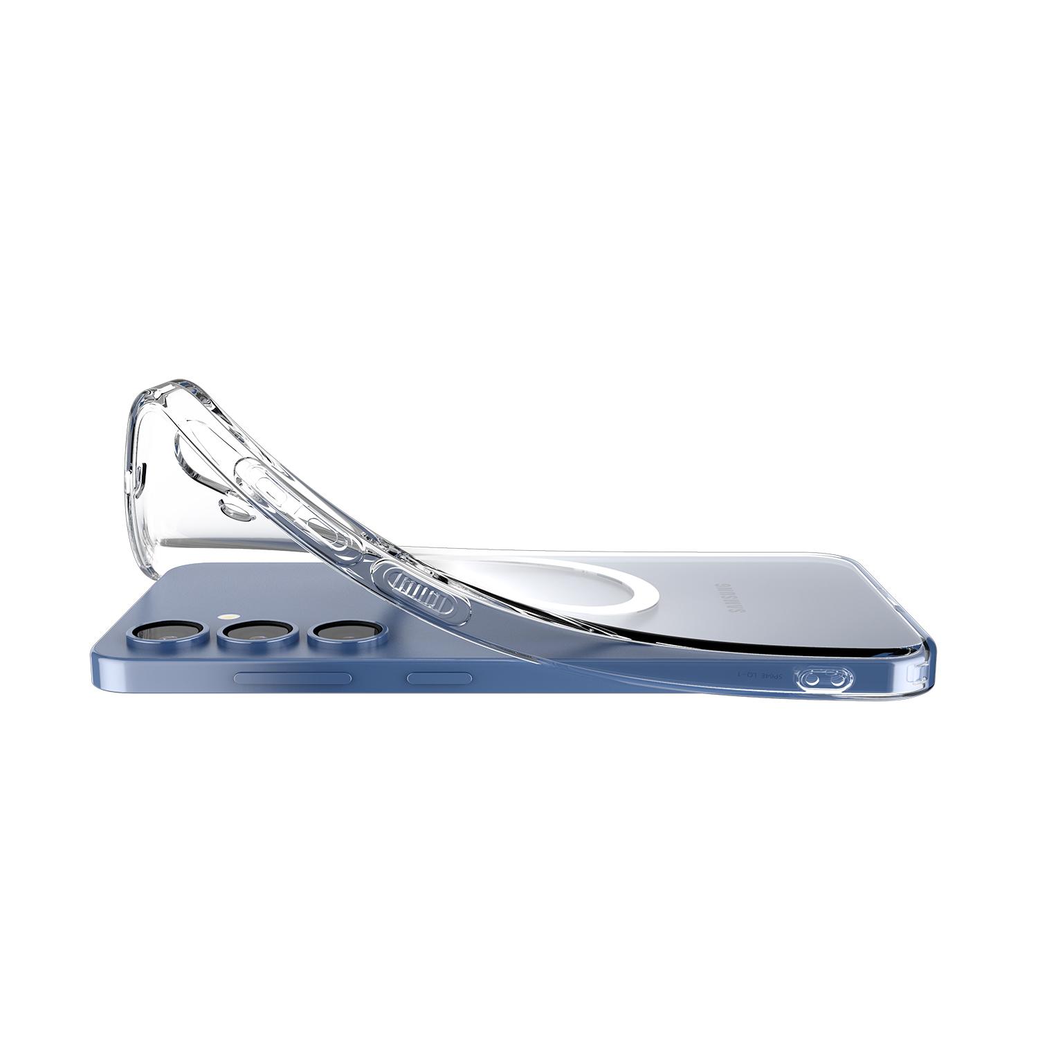 Crystal Flex Magfit Case Crystal Clear for Samsung Galaxy S25+ - Image 3