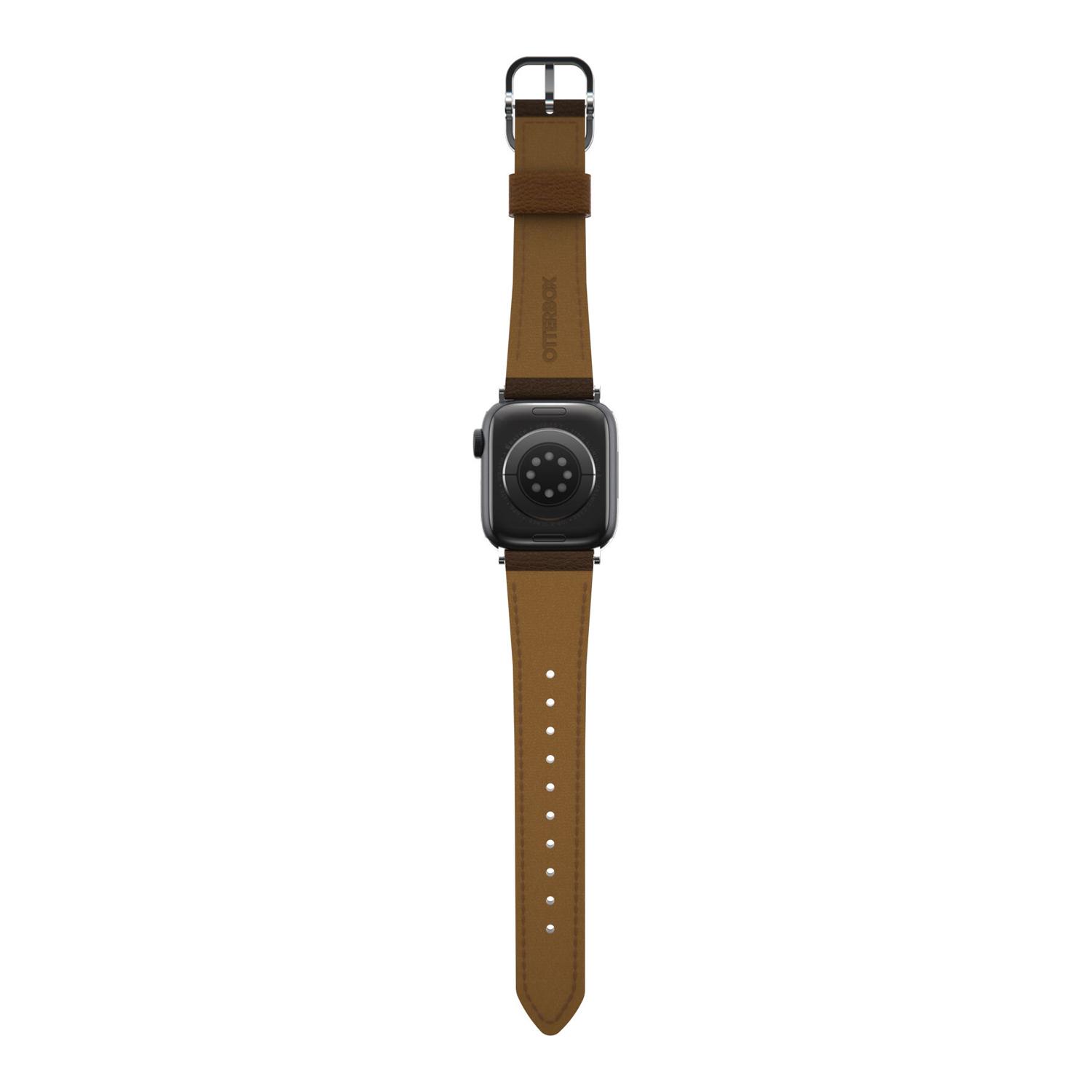 Symmetry Cactus Leather Watch Band Rich Adobe for Apple Watch 45/44/42 mm - Image 5